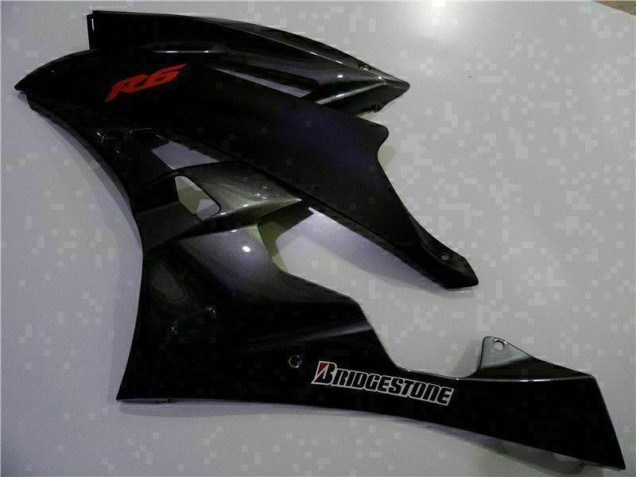 Grey Black 06-07 Yamaha YZF R6 Motorcycle Fairing Grey Black 06-07 Yamaha YZF R6 Motorcycle Fairing