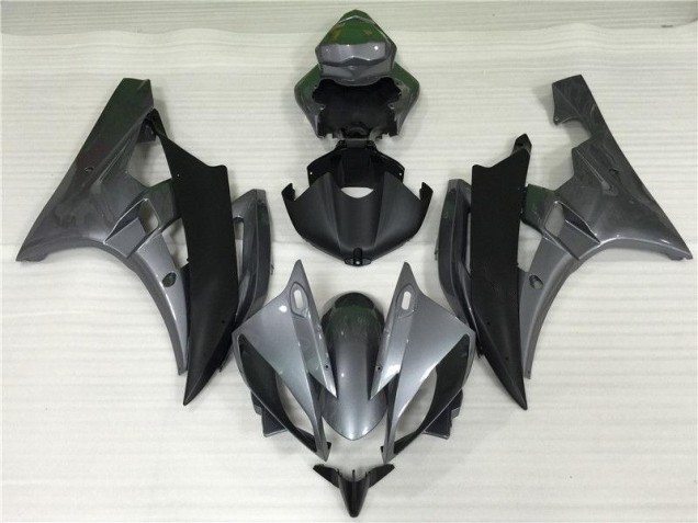 Grey Black 06-07 Yamaha YZF R6 Motorcycle Fairings