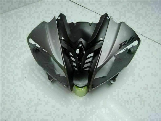 Grey Black 08-16 Yamaha YZF R6 Motorcycle Fairing Grey Black 08-16 Yamaha YZF R6 Motorcycle Fairing