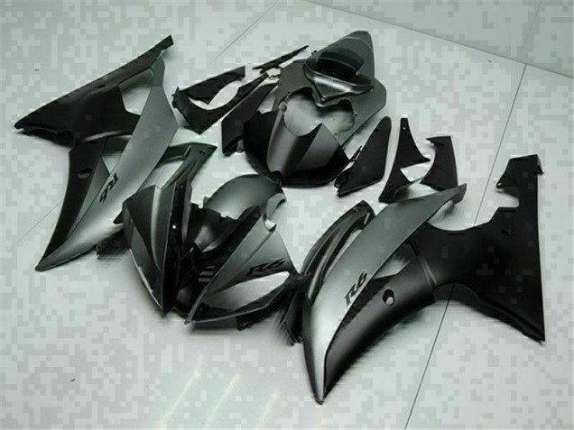 Grey Black 08-16 Yamaha YZF R6 Motorcycle Fairings