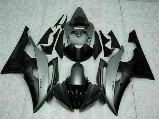 Grey Black 08-16 Yamaha YZF R6 Motorcycle Fairings