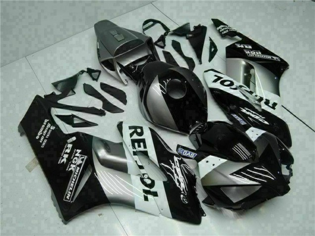 Grey Black Repsol 04-05 Honda CBR1000RR Motorcycle Fairings Grey Black Repsol 04-05 Honda CBR1000RR Motorcycle Fairings