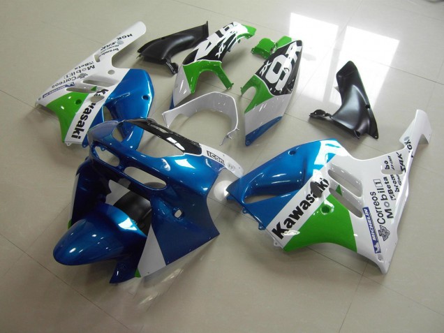 Light Blue White 94-97 Kawasaki ZX9R Motorcycle Fairings Light Blue White 94-97 Kawasaki ZX9R Motorcycle Fairings