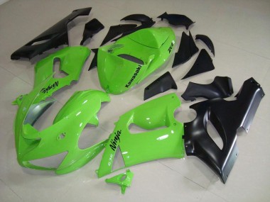 Lime Green 05-06 Kawasaki ZX6R Motorcycle Fairings