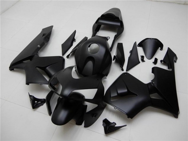 Matte Black 03-04 Honda CBR600RR Motorcycle Fairing Matte Black 03-04 Honda CBR600RR Motorcycle Fairing
