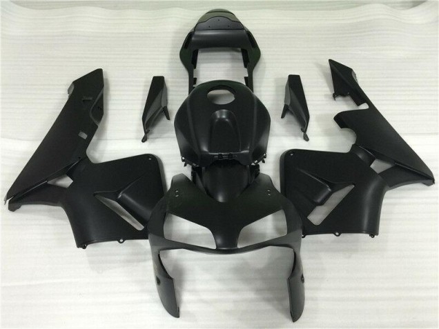 Matte Black 03-04 Honda CBR600RR Motorcycle Fairing Matte Black 03-04 Honda CBR600RR Motorcycle Fairing