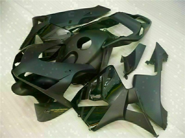Matte Black 03-04 Honda CBR600RR Motorcycle Fairings Matte Black 03-04 Honda CBR600RR Motorcycle Fairings