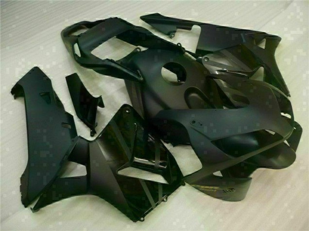 Matte Black 03-04 Honda CBR600RR Motorcycle Fairings Matte Black 03-04 Honda CBR600RR Motorcycle Fairings