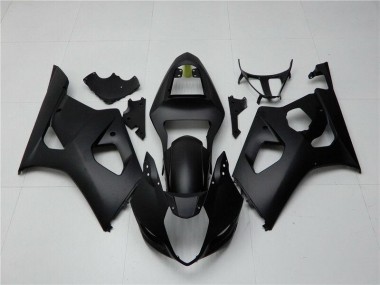 Matte Black 03-04 Suzuki GSXR 1000 Motorcycle Bodywork