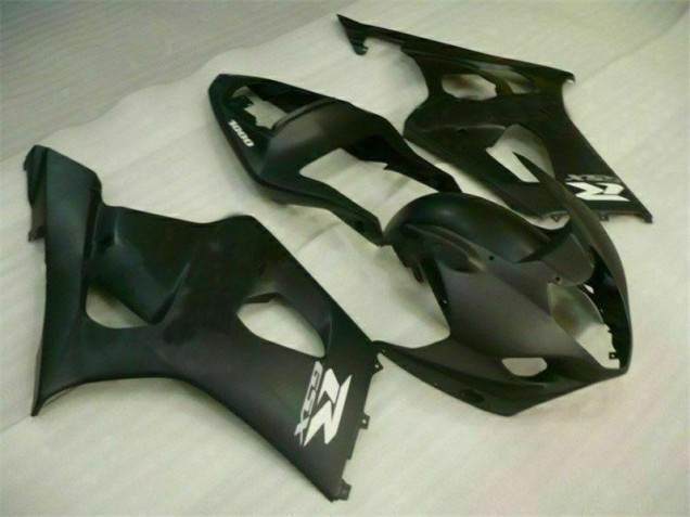 Matte Black 03-04 Suzuki GSXR 1000 Motorcycle Fairing Matte Black 03-04 Suzuki GSXR 1000 Motorcycle Fairing
