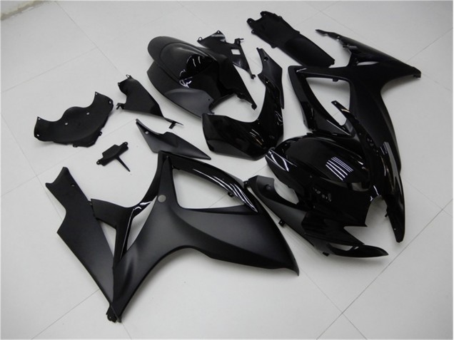 Matte Black 06-07 Suzuki GSXR 600/750 Motorcycle Fairings Matte Black 06-07 Suzuki GSXR 600/750 Motorcycle Fairings