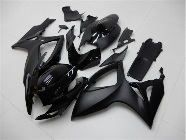 Matte Black 06-07 Suzuki GSXR 600/750 Motorcycle Fairings Matte Black 06-07 Suzuki GSXR 600/750 Motorcycle Fairings