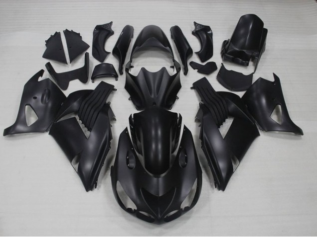 Matte Black 06-11 Kawasaki ZX14R ZZR1400 Motorcycle Fairing Matte Black 06-11 Kawasaki ZX14R ZZR1400 Motorcycle Fairing
