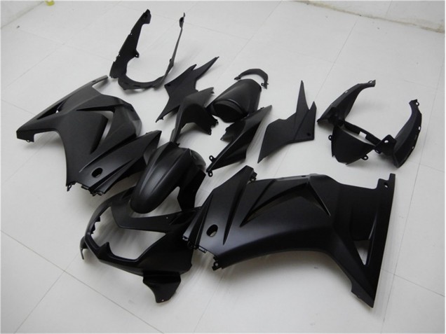 Matte Black 08-12 Kawasaki EX250 Motorcycle Fairings Matte Black 08-12 Kawasaki EX250 Motorcycle Fairings