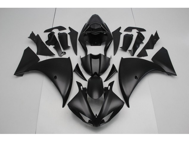 Matte Black 12-14 Yamaha YZF R1 Motorcycle Fairing Matte Black 12-14 Yamaha YZF R1 Motorcycle Fairing