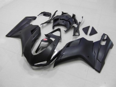Matte Black Black Sticker 07-14 Ducati 848 1098 1198 Motorcycle Fairings
