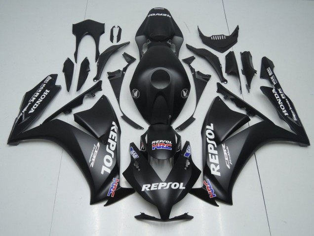 Matte Black Repsol 12-16 Honda CBR1000RR Motorcycle Fairing Matte Black Repsol 12-16 Honda CBR1000RR Motorcycle Fairing