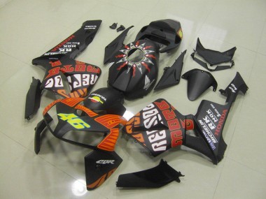 Matte Black Rossi 05-06 Honda CBR600RR Motorcycle Fairings