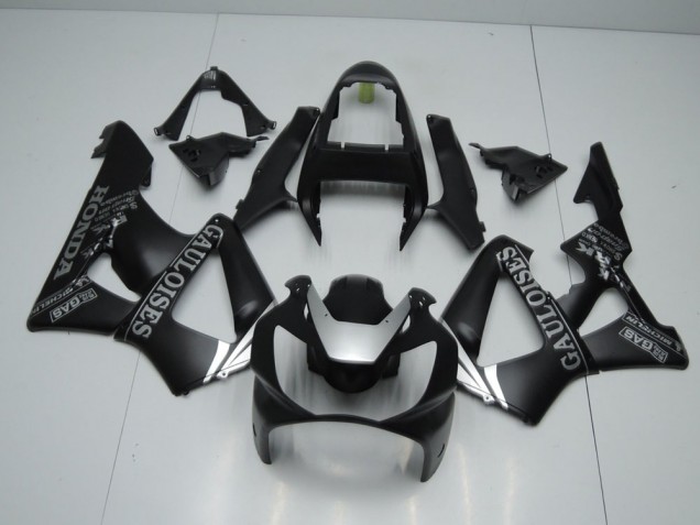 Matte Black Silver 00-01 Honda CBR900RR 929 Motorcycle Fairings