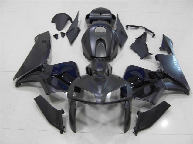 Matte Black Skull 05-06 Honda CBR600RR Motorcycle Fairings Matte Black Skull 05-06 Honda CBR600RR Motorcycle Fairings