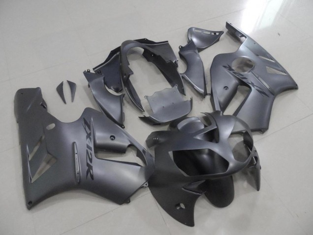 Matte Grey 02-06 Kawasaki ZX12R Motorcycle Fairings