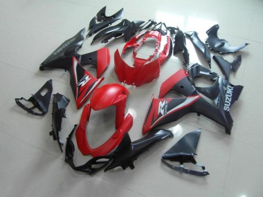 Matte Red Black 09-16 Suzuki GSXR 1000 Motorcycle Fairings