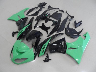 Metallic Green 09-12 Kawasaki ZX6R Motorcycle Fairings