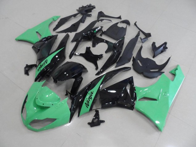 Metallic Green 09-12 Kawasaki ZX6R Motorcycle Fairings Metallic Green 09-12 Kawasaki ZX6R Motorcycle Fairings