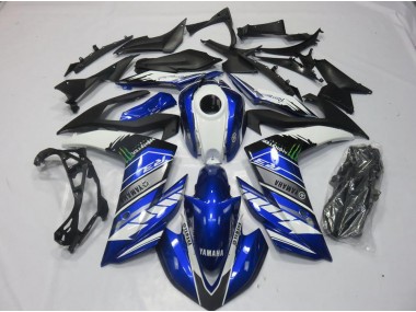Monster Blue 15-22 Yamaha YZF R3 Motorcycle Fairings