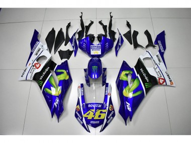 Monster Blue Movistar 46 17-21 Yamaha YZF R6 Motorcycle Fairings