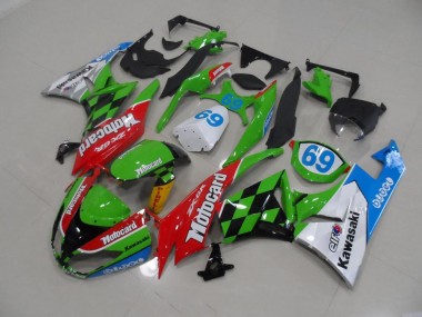 Motocard 09-12 Kawasaki ZX6R Motorcycle Fairings
