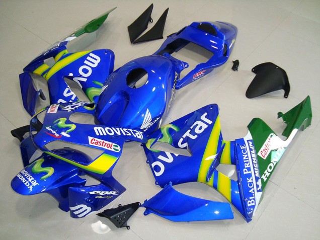 Movistar 03-04 Honda CBR600RR Motorcycle Fairing Movistar 03-04 Honda CBR600RR Motorcycle Fairing