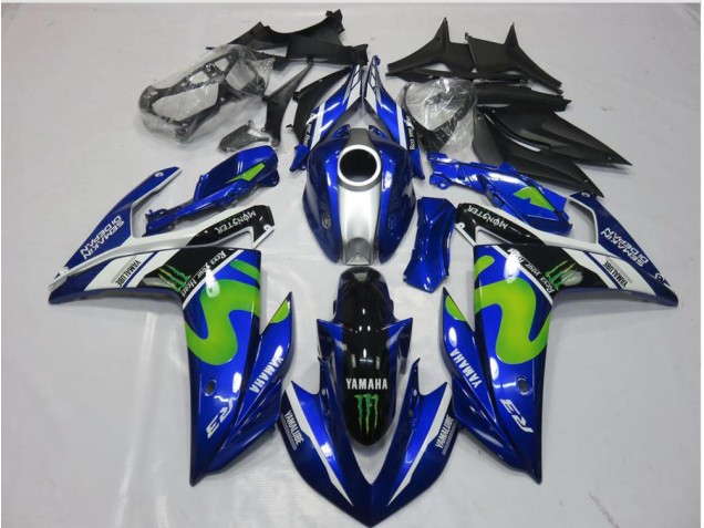 Movistar 15-22 Yamaha YZF R3 Motorcycle Fairings Movistar 15-22 Yamaha YZF R3 Motorcycle Fairings