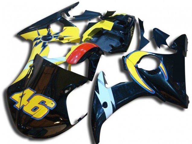Number 46 03-05 Yamaha YZF R6 Motorcycle Fairings