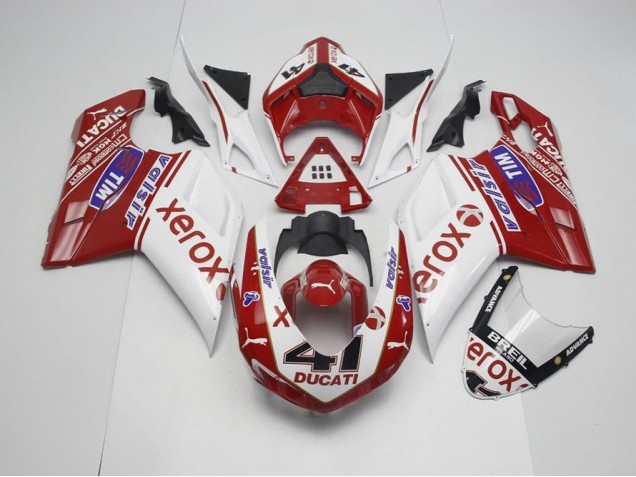 OEM Style Xerox with 41 07-14 Ducati 848 1098 1198 Motorcycle Fairings OEM Style Xerox with 41 07-14 Ducati 848 1098 1198 Motorcycle Fairings