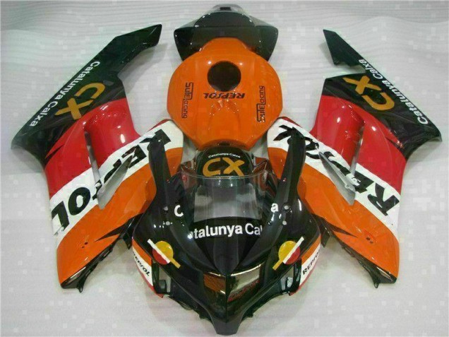 Orange 04-05 Honda CBR1000RR Motorcycle Bodywork Orange 04-05 Honda CBR1000RR Motorcycle Bodywork