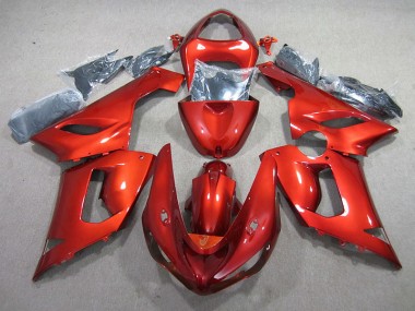 Orange 05-06 Kawasaki ZX6R Motorcycle Fairing