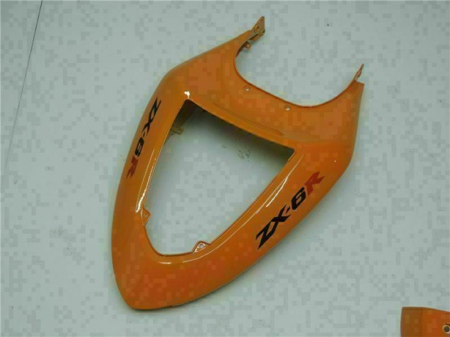 Orange 05-06 Kawasaki ZX6R Motorcycle Fairings