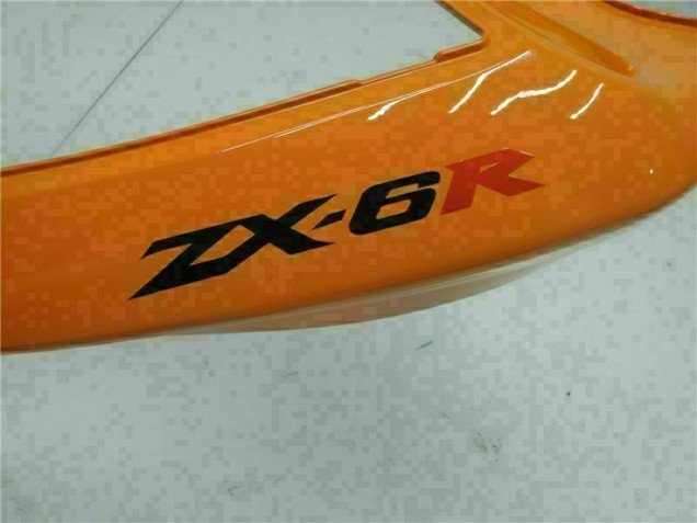 Orange 05-06 Kawasaki ZX6R Motorcycle Fairings