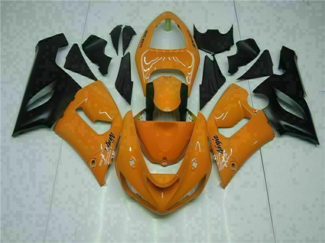 Orange 05-06 Kawasaki ZX6R Motorcycle Fairings