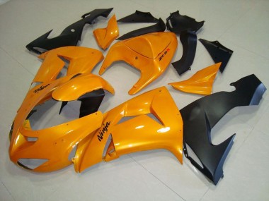Orange 06-07 Kawasaki ZX10R Motorcycle Fairings