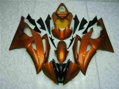 Orange 08-16 Yamaha YZF R6 Motorcycle Fairing