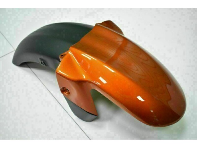 Orange 09-11 Kawasaki EX650 Motorcycle Fairings