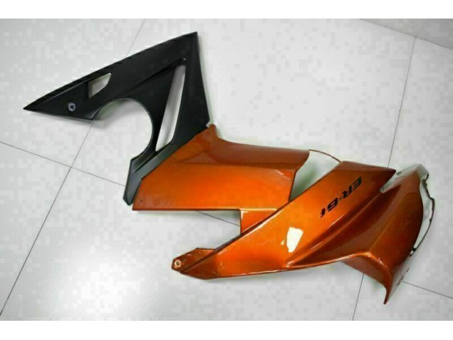 Orange 09-11 Kawasaki EX650 Motorcycle Fairings