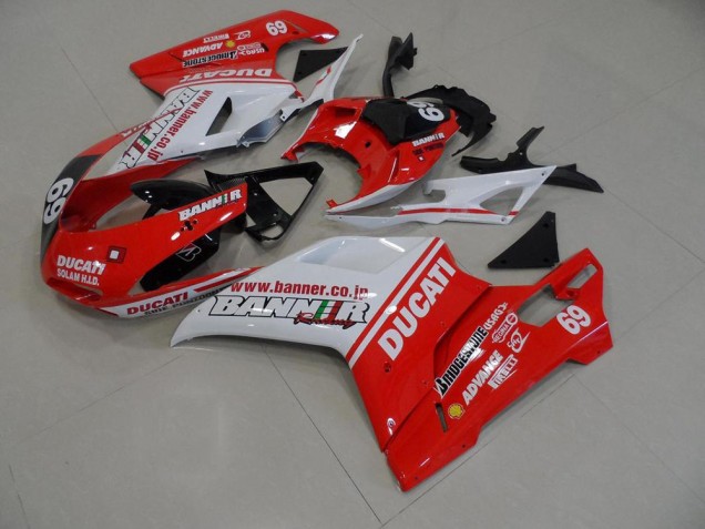 Orange Banner 69 07-14 Ducati 848 1098 1198 Motorcycle Fairings Orange Banner 69 07-14 Ducati 848 1098 1198 Motorcycle Fairings