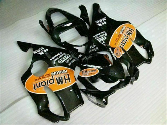 Orange Black 01-03 Honda CBR600 F4i Motorcycle Fairings