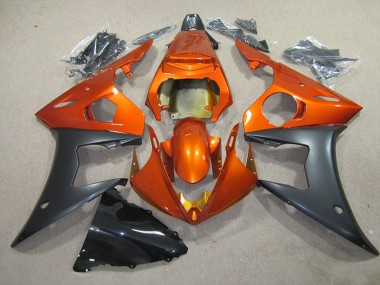 Orange Black 03-05 Yamaha YZF R6 Motorcycle Fairing