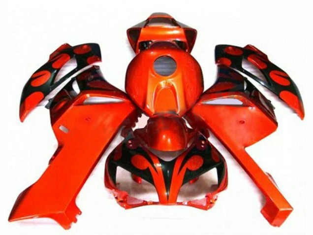Orange Black 04-05 Honda CBR1000RR Motorcycle Fairing Orange Black 04-05 Honda CBR1000RR Motorcycle Fairing