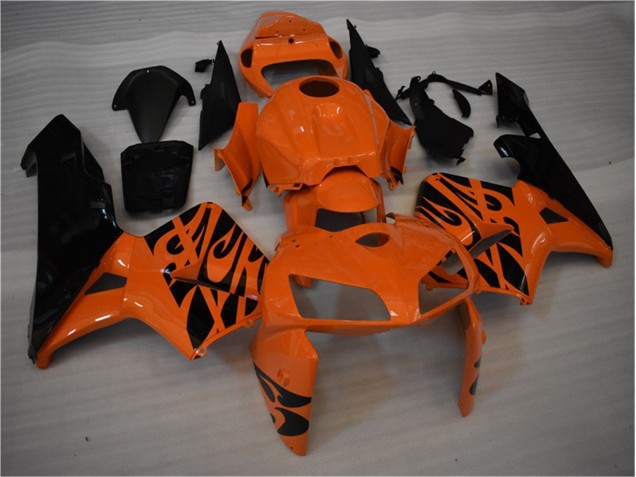 Orange Black 05-06 Honda CBR600RR Motorcycle Fairing Orange Black 05-06 Honda CBR600RR Motorcycle Fairing