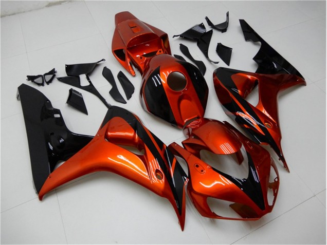 Orange Black 06-07 Honda CBR1000RR Motorcycle Fairings Orange Black 06-07 Honda CBR1000RR Motorcycle Fairings